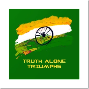 Truth Indian Flag Posters and Art